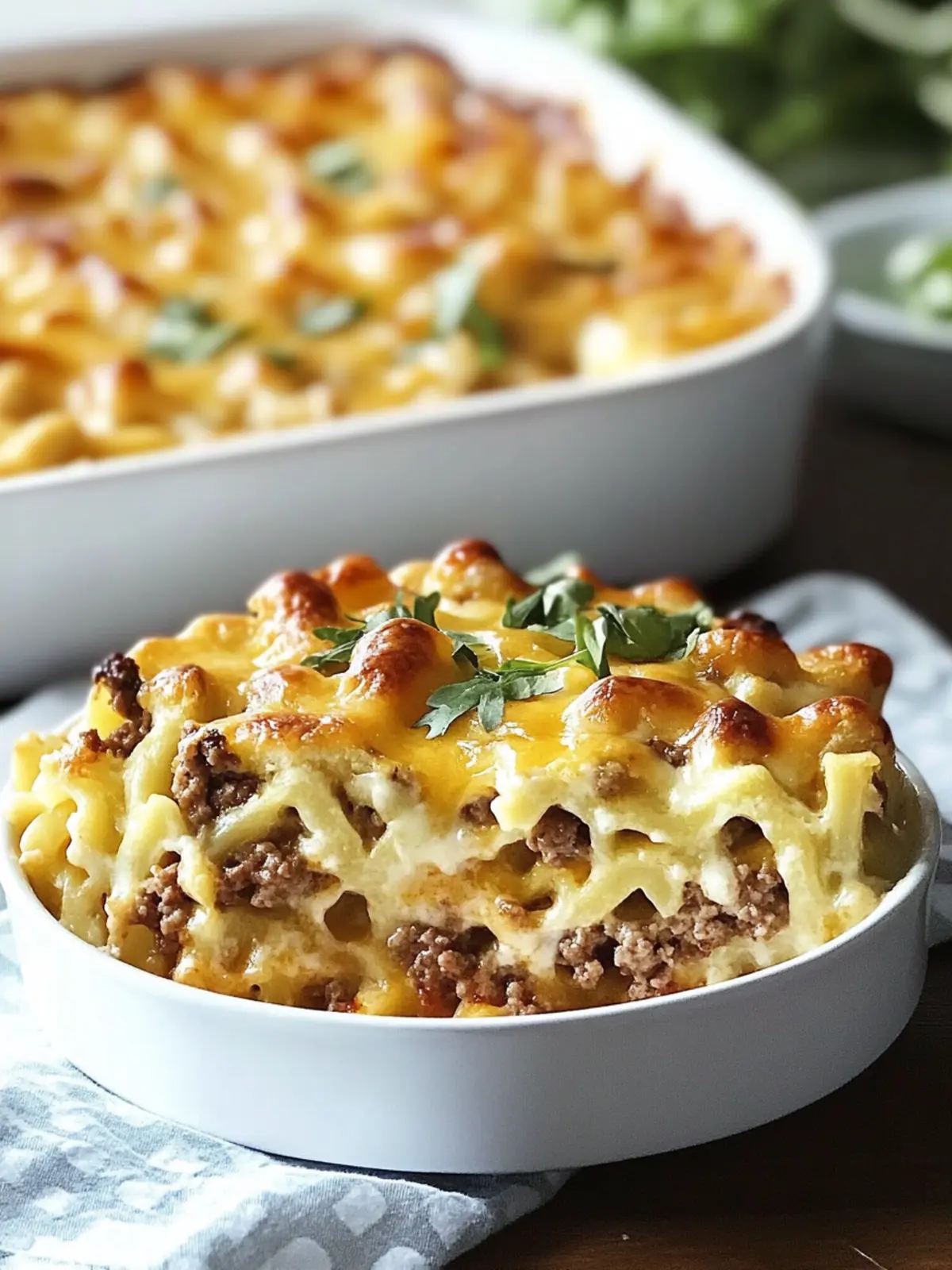 Cheesy Big Mac Casserole