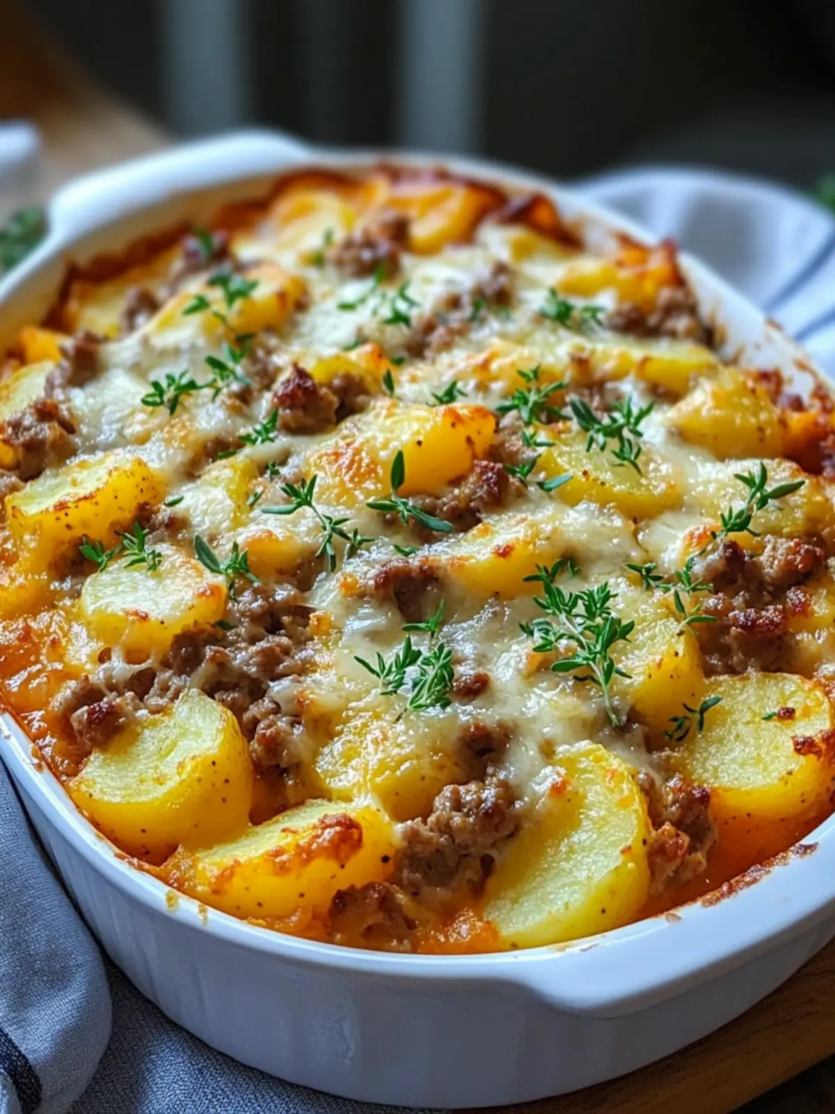 Hamburger Potato Casserole