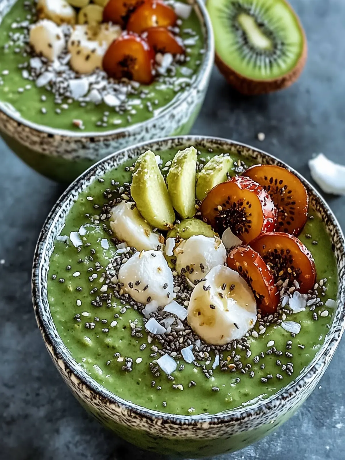 Matcha Oats Coconut Chia