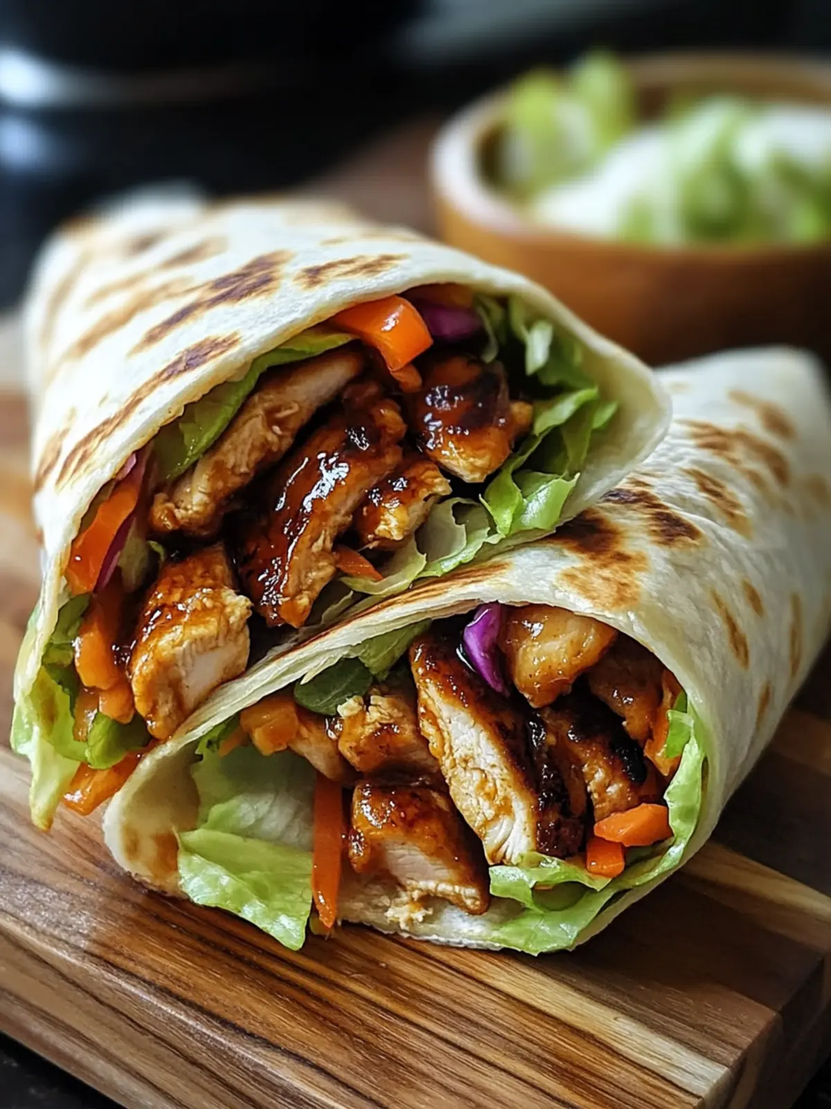 Teriyaki Chicken Wrap Recipe