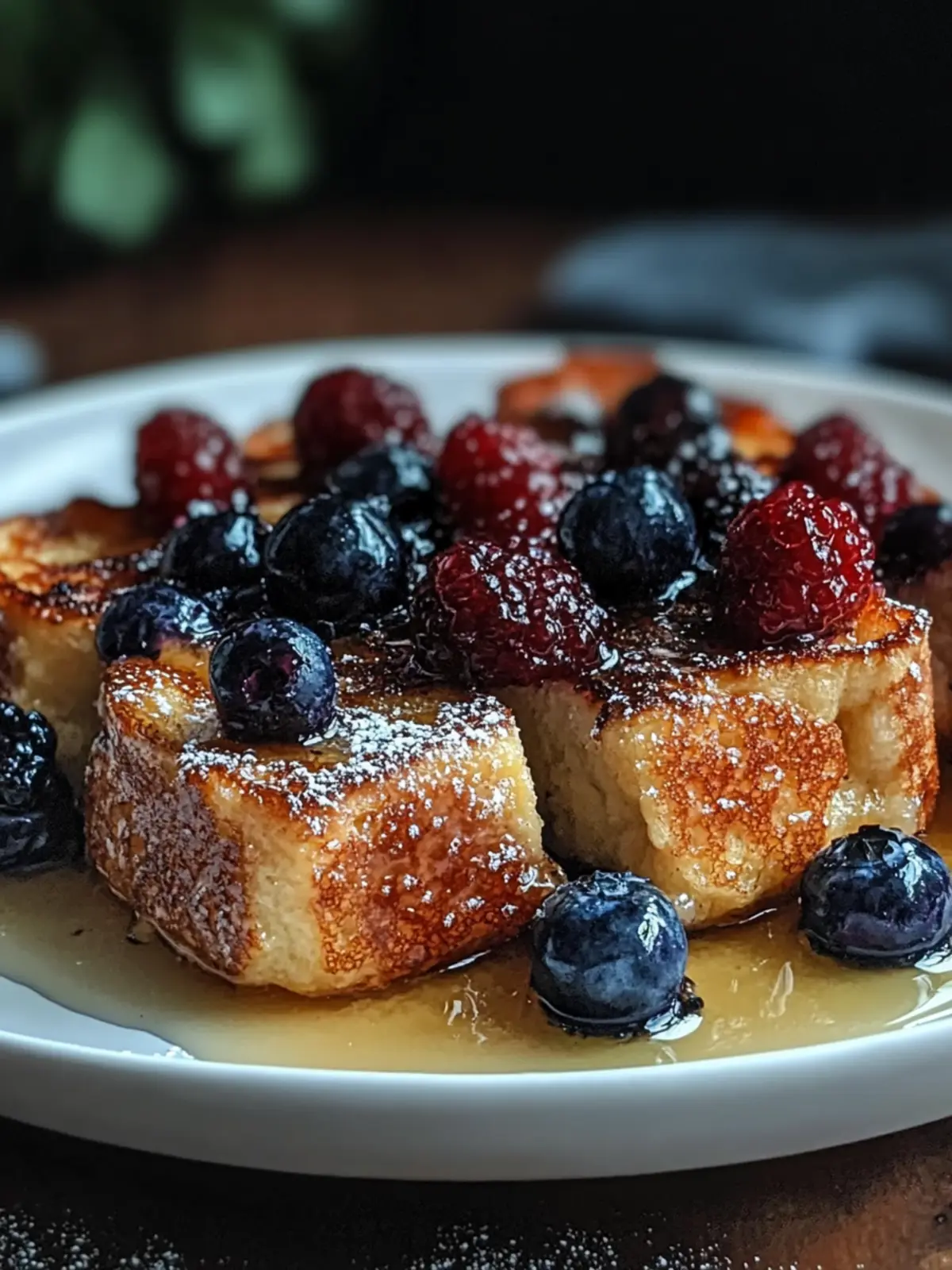 Blueberry Sourdough French Toast