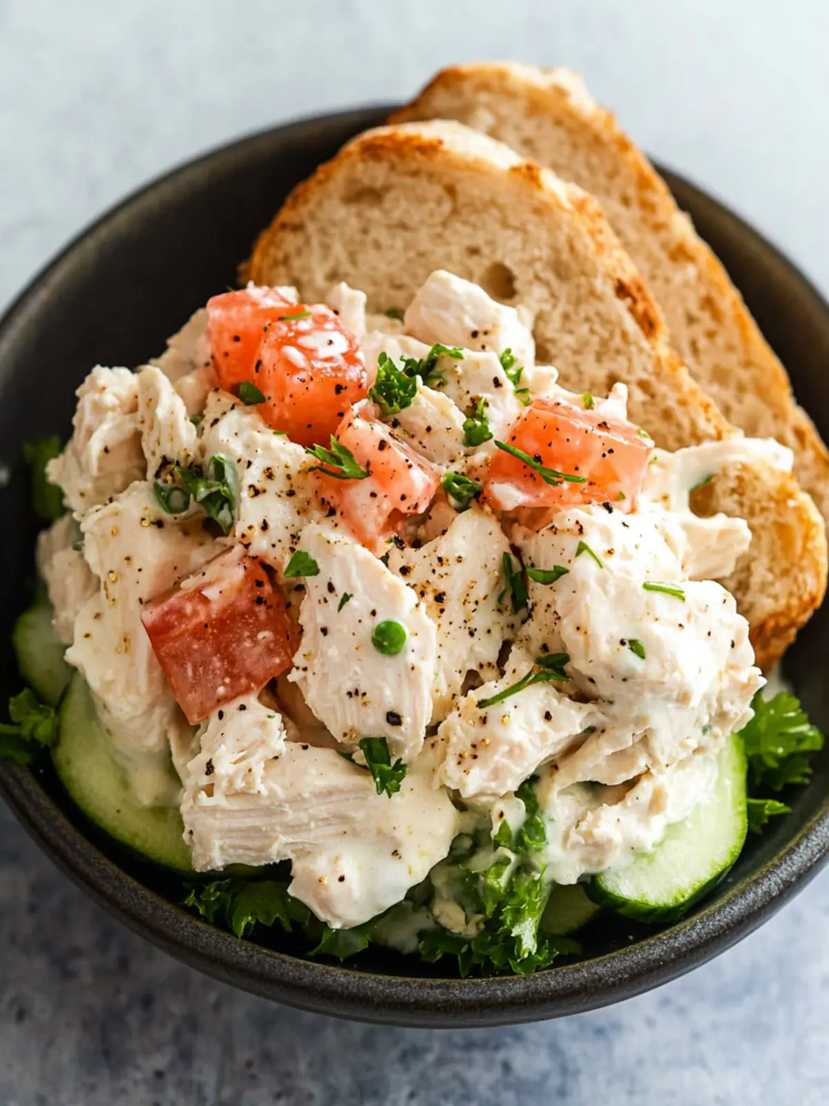 Delicious Cottage Cheese Chicken Salad with Greek Yogurt Twist 2 Cottage Cheese Chicken Salad with Greek Yogurt
