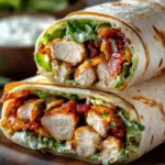 Crispy Bacon Ranch Chicken Wraps