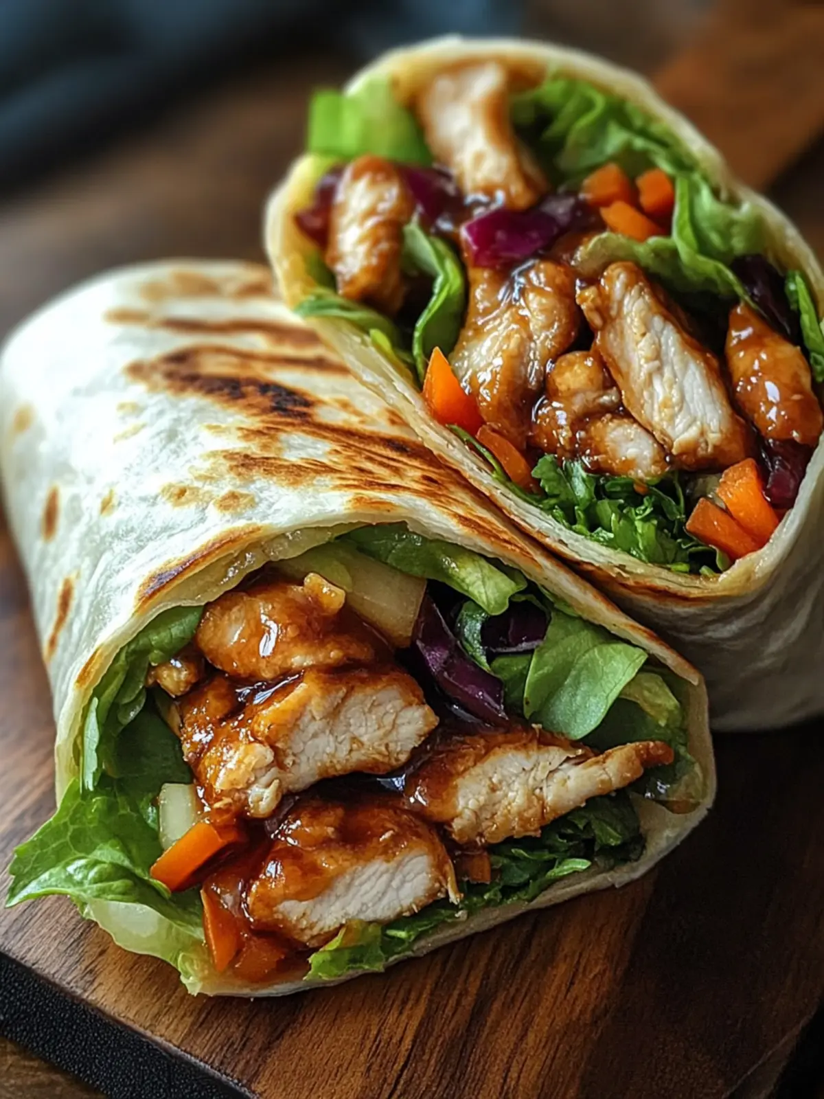 Teriyaki Chicken Wrap Recipe