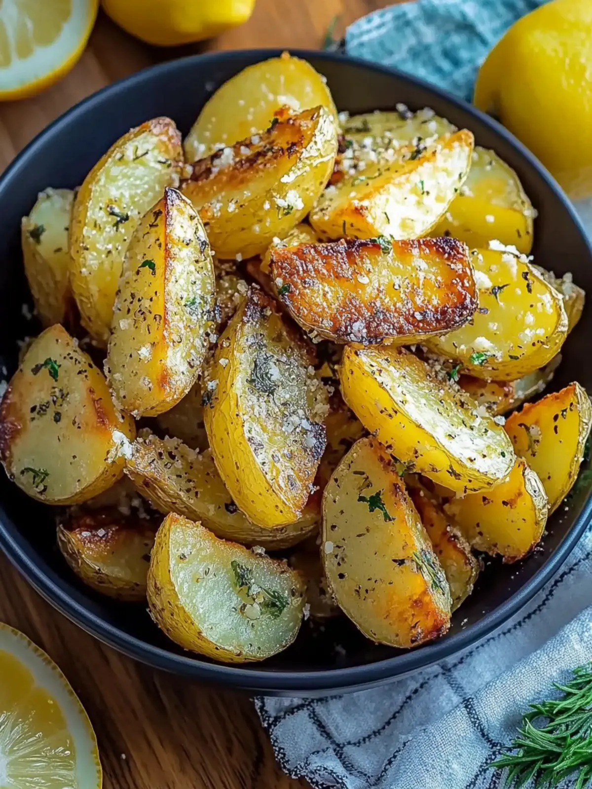 Garlic Crispy Greek Lemon Potatoes for Ultimate Flavor Bliss 2 Garlic Crispy Greek Lemon Potatoes