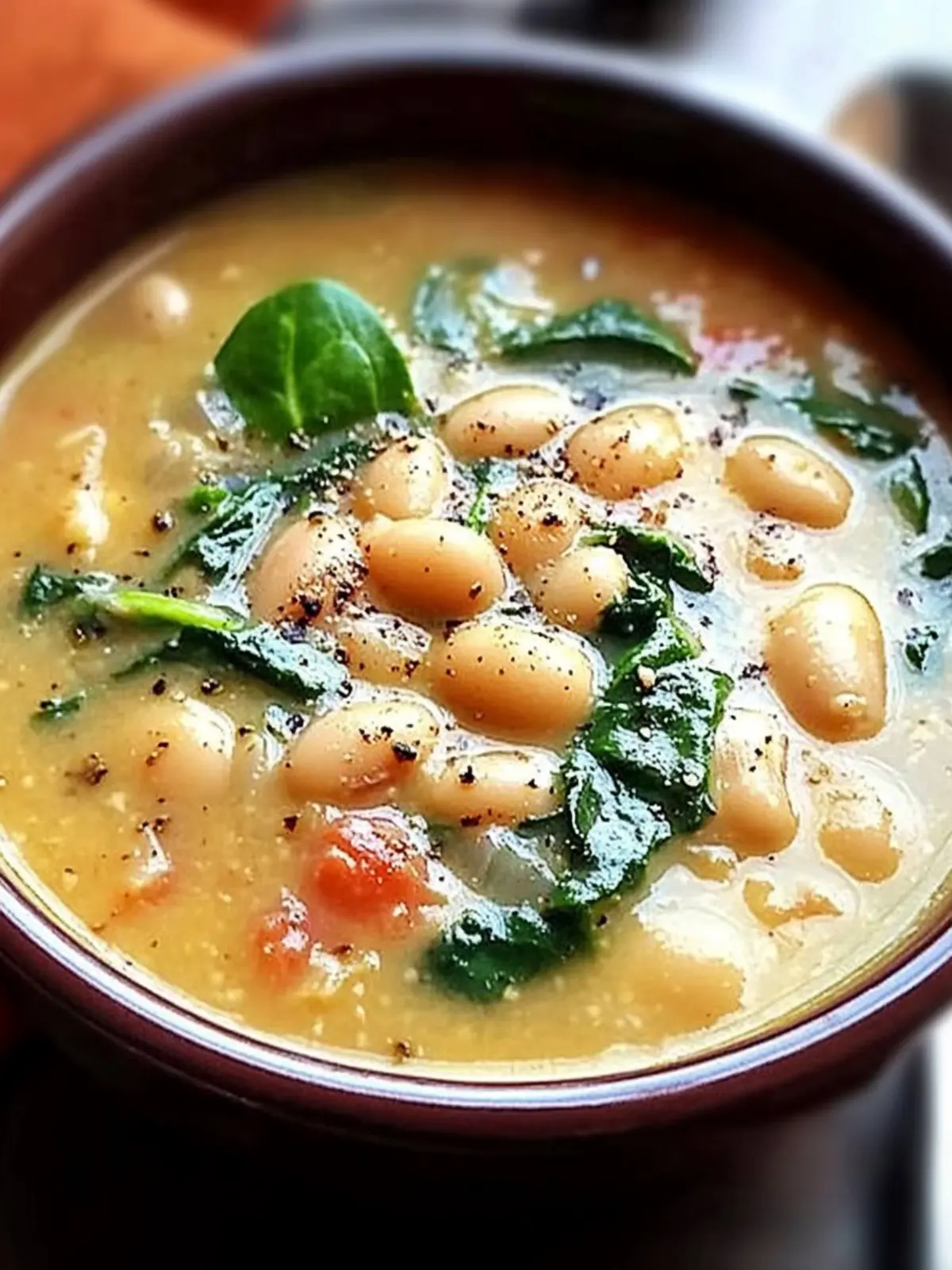 Cannellini Bean and Spinach Soup