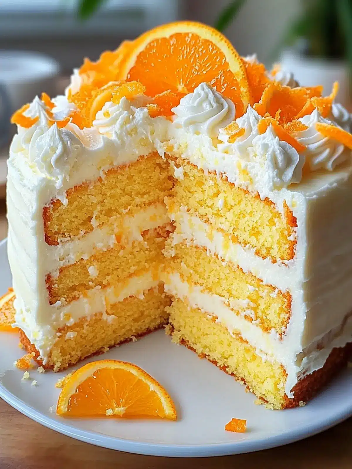 Orange Creamsicle Cake