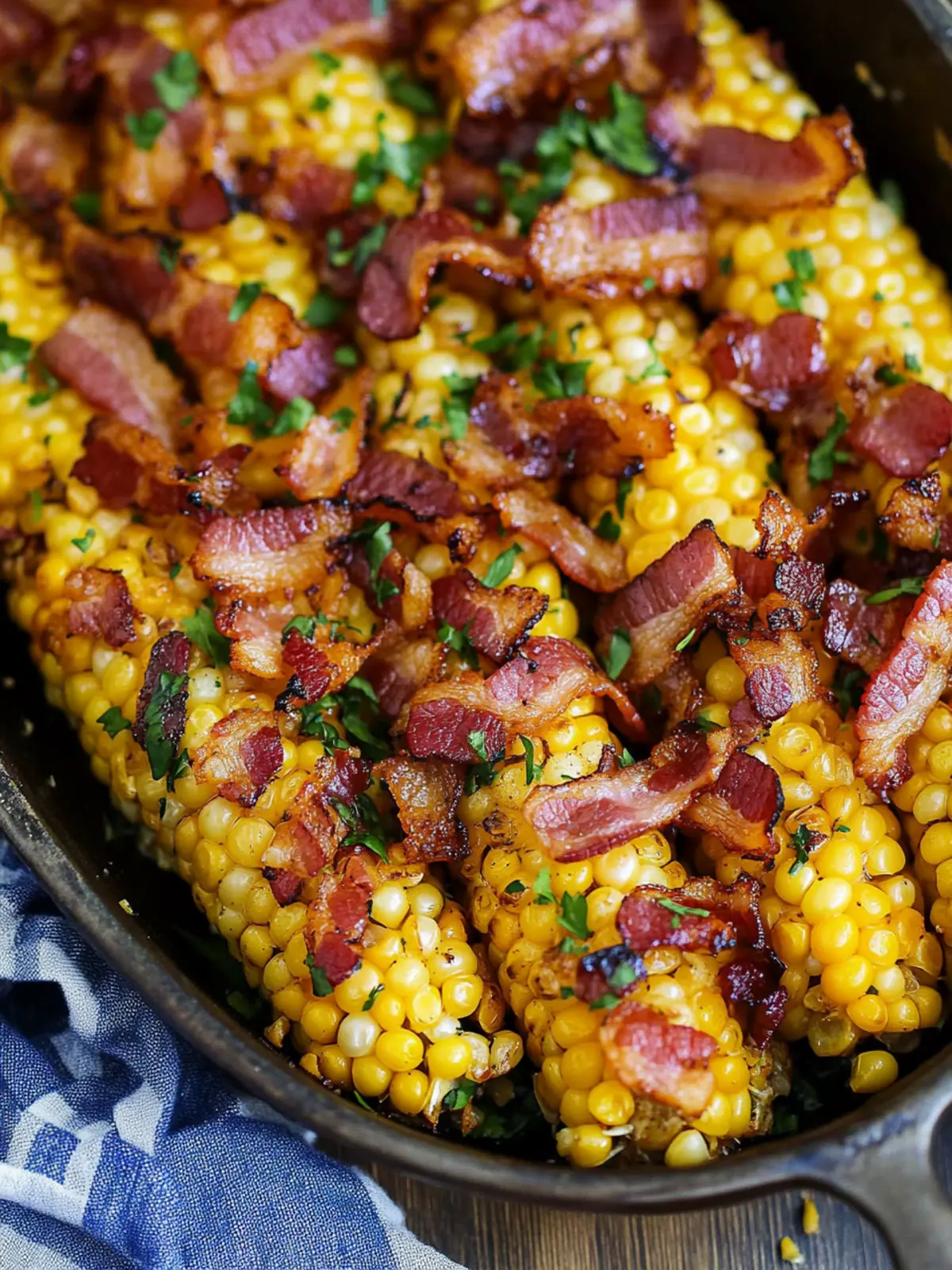 Fried Corn With Bacon