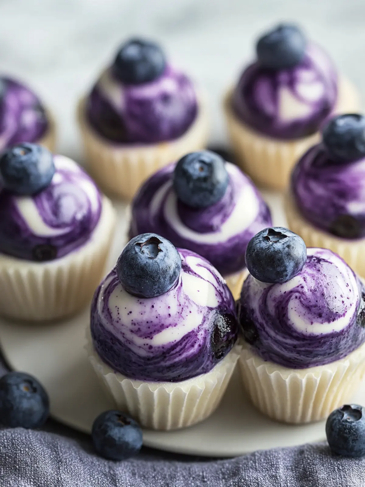 Blueberry Greek Yogurt Bites