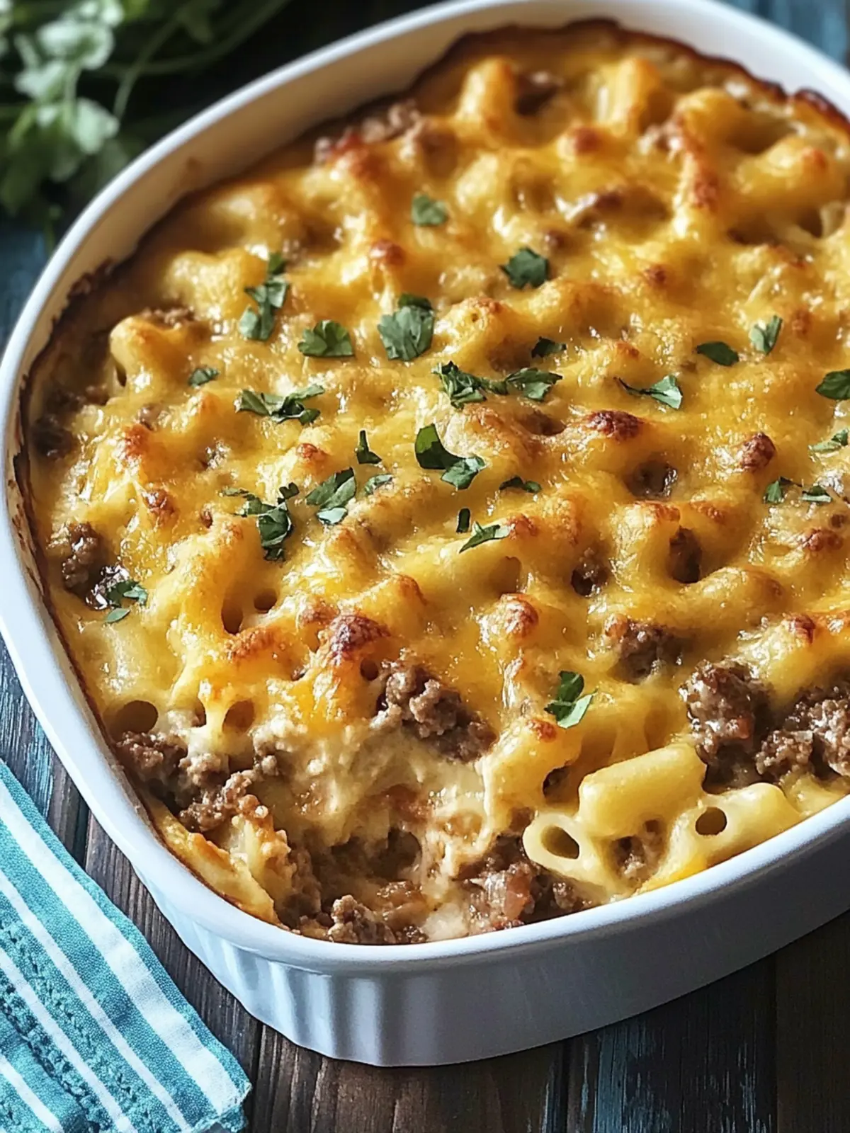 Cheesy Big Mac Casserole