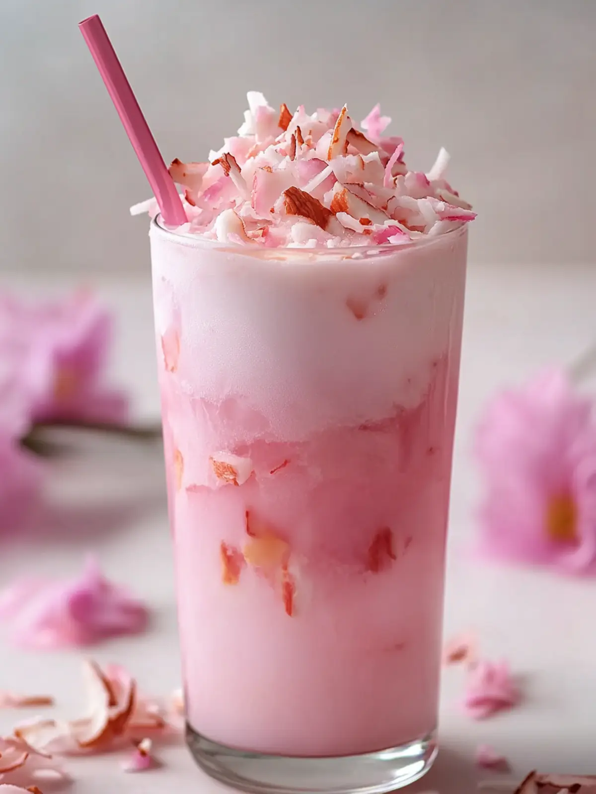 Delicious Pink Coconut Iced Latte to Brighten Your Summer 5 Pink Coconut Iced Latte