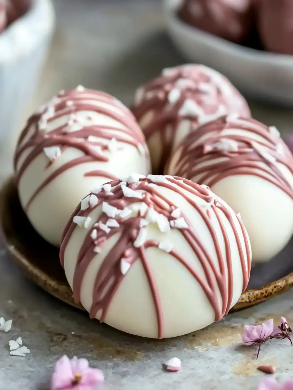 Fudge-Filled Easter Eggs