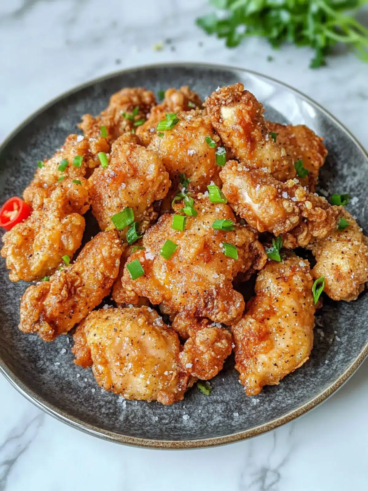 Salt and Pepper Crispy Chicken