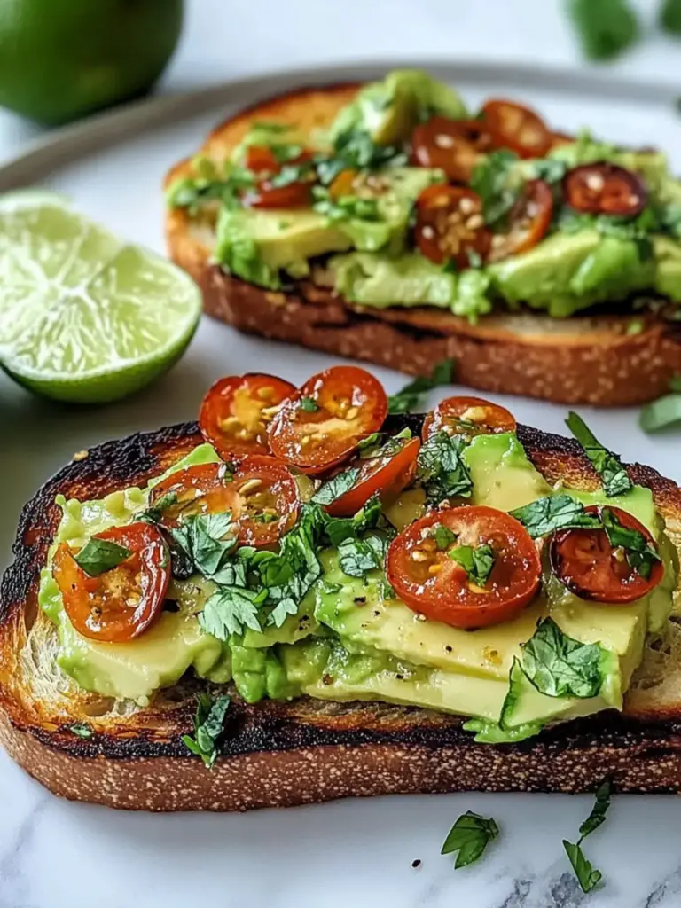 Chilli-Lime Avocado Toast