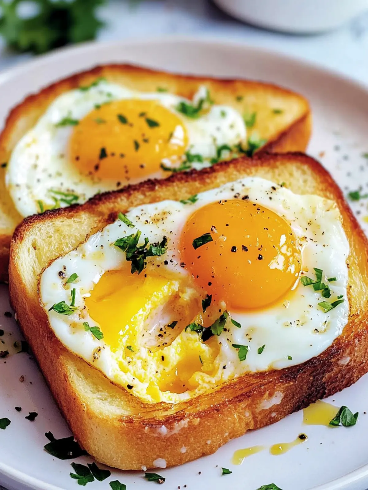 Air Fryer Egg Toast