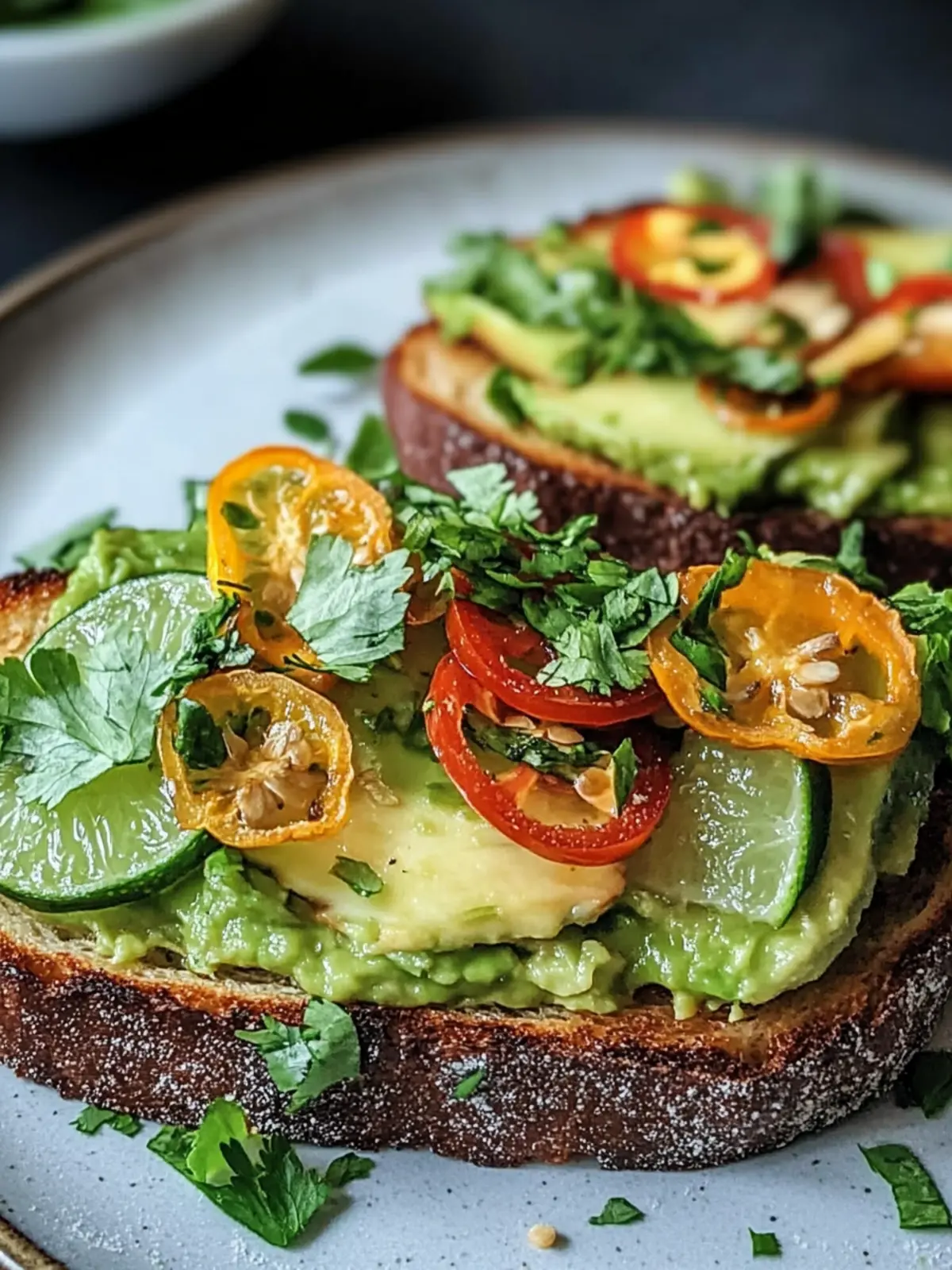 Chilli-Lime Avocado Toast