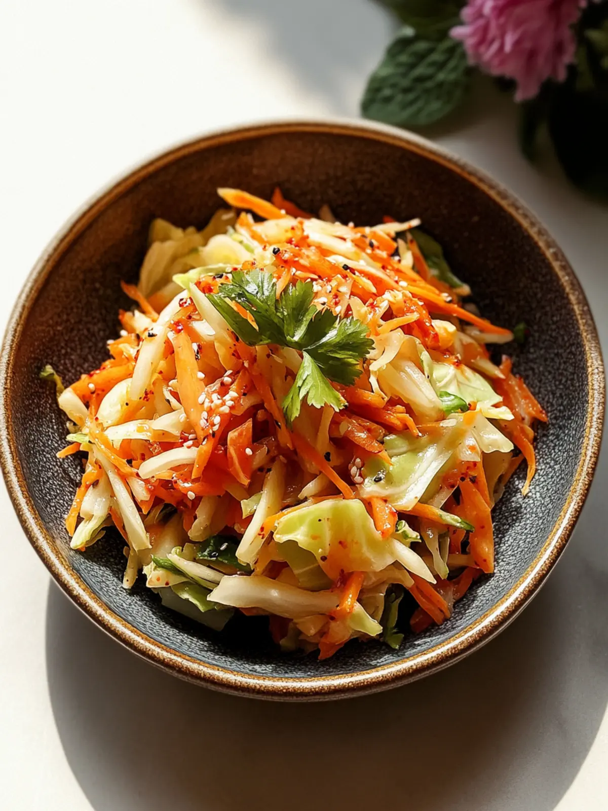 Spicy Korean Cabbage Slaw