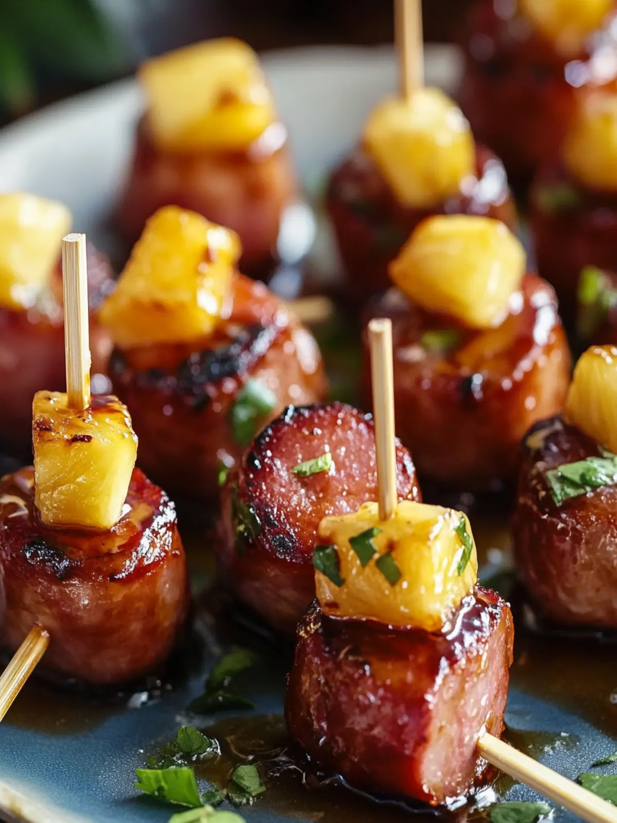 Glazed Kielbasa Pineapple Bites for Irresistible Flavor Fun 4 Glazed Kielbasa Pineapple Bites