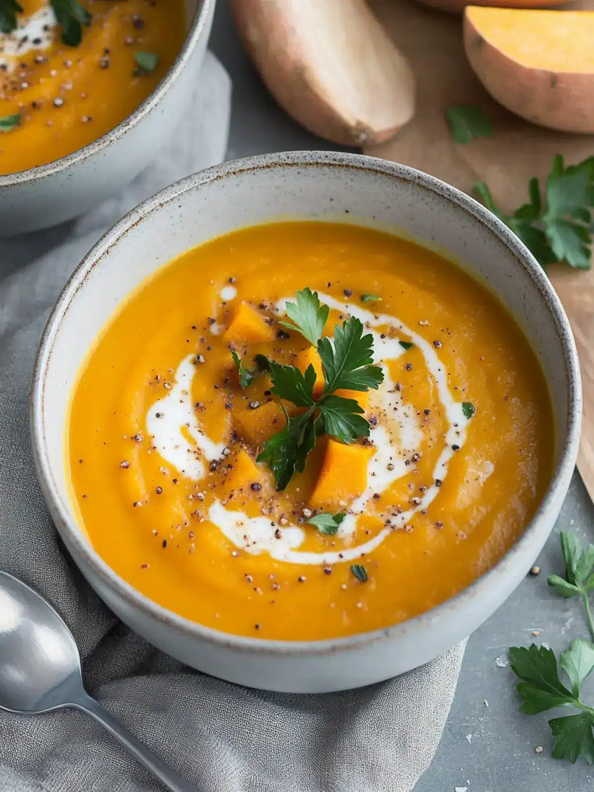 Creamy Pumpkin and Sweet Potato Soup to Warm Your Soul 3 Pumpkin and Sweet Potato Soup