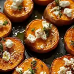 Roasted Sweet Potato Rounds with Honey Feta and Thyme Bliss 10 Roasted Sweet Potato Rounds with Honey Feta and Thyme