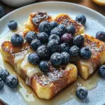 Blueberry Sourdough French Toast