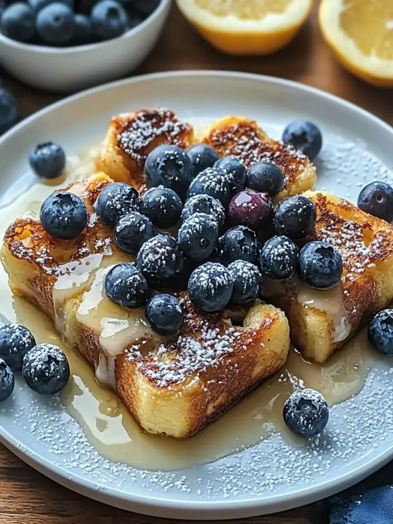 Blueberry Sourdough French Toast