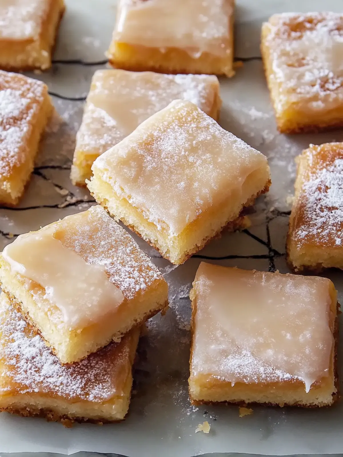 Soft Baked Maple Donut Bars