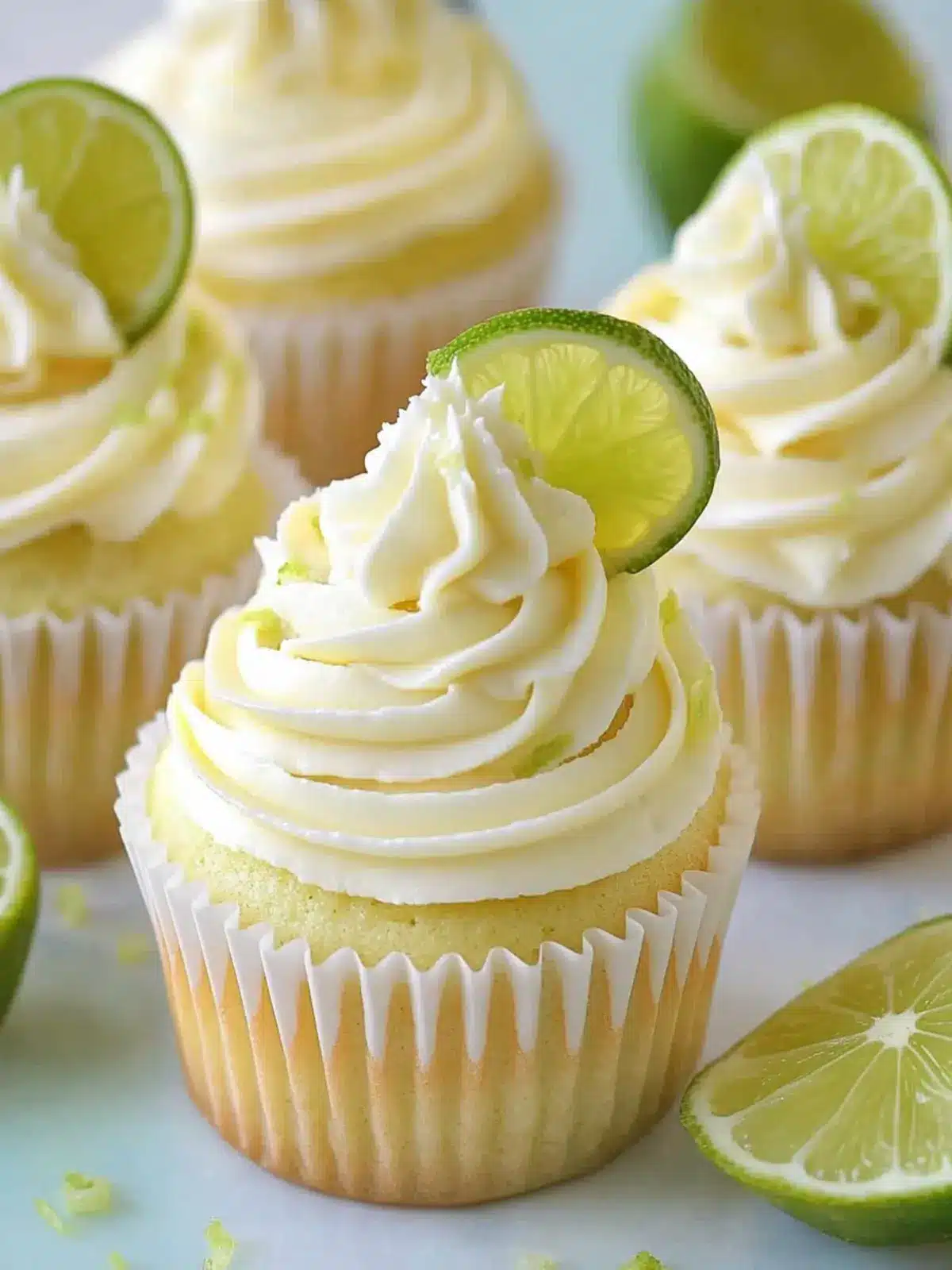 Zesty Key Lime Cupcakes with Creamy Buttercream Bliss 2 Key Lime Cupcakes with Creamy Buttercream