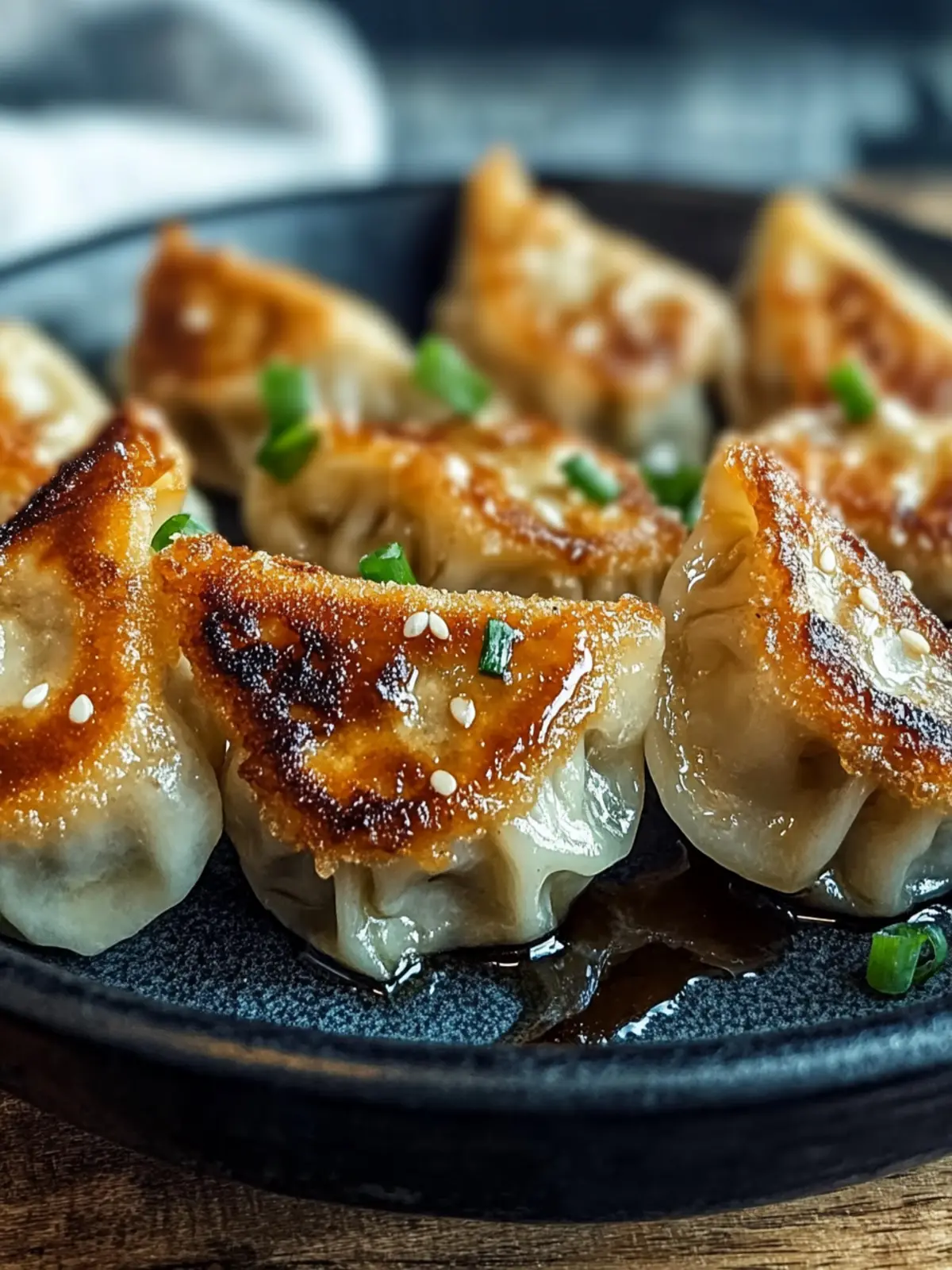 Crispy Pan-Fried Smash Dumplings