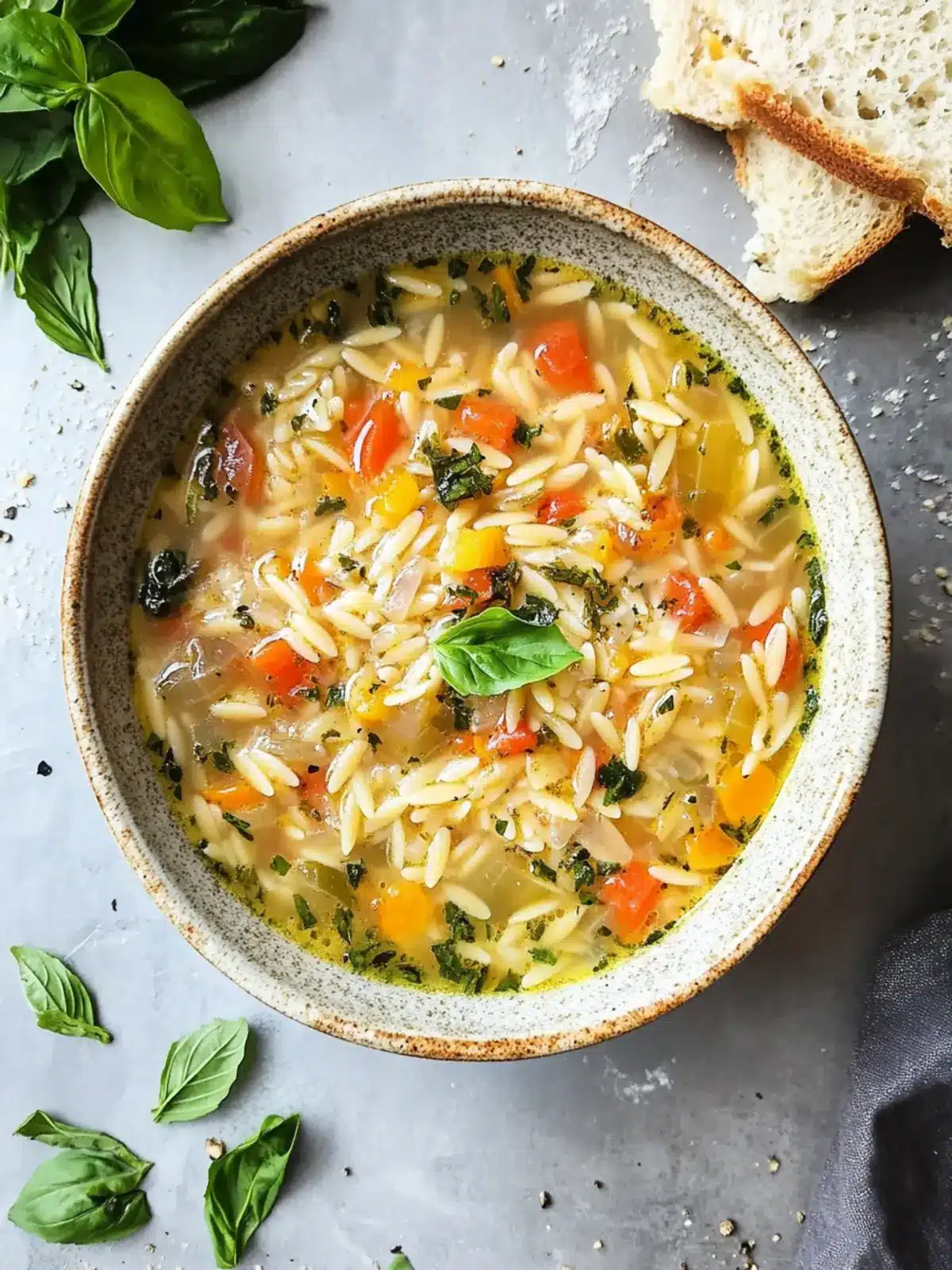 Mediterranean Orzo Soup: A Cozy Bowl of Flavorful Goodness 4 Mediterranean Orzo Soup