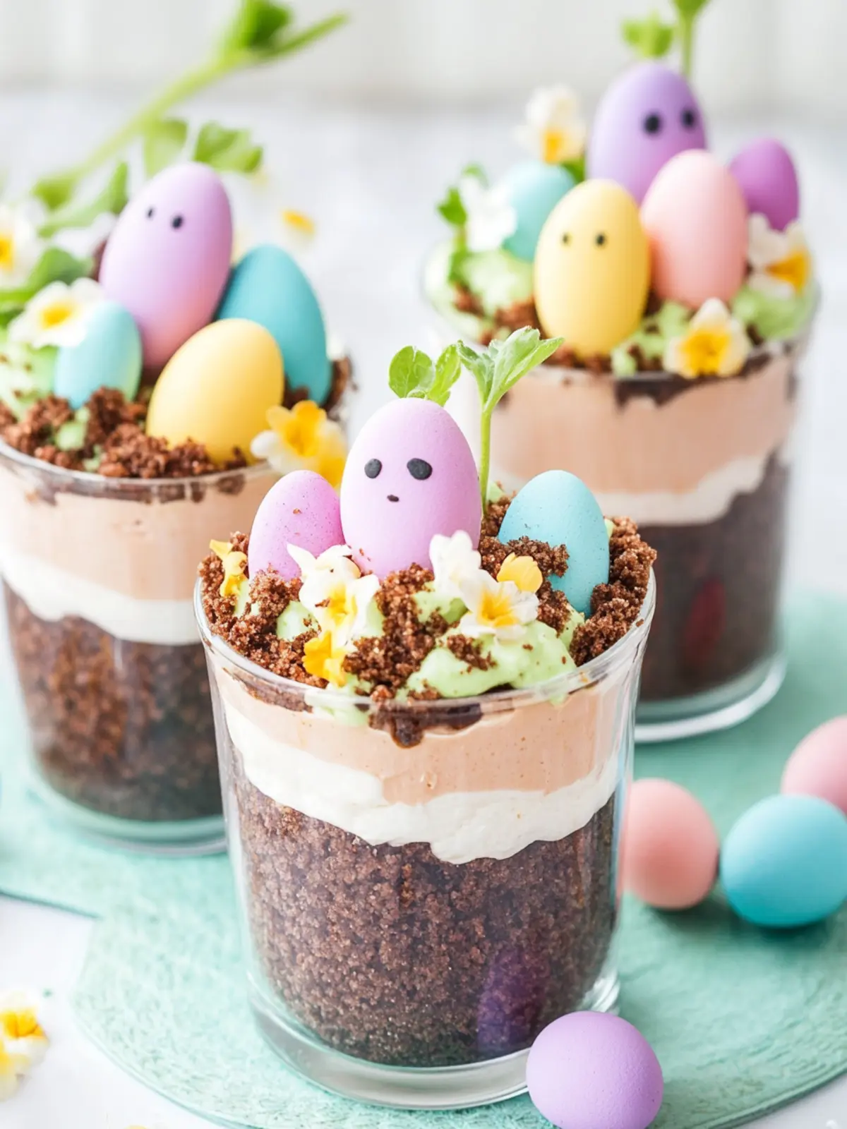 Easter Dirt Cups