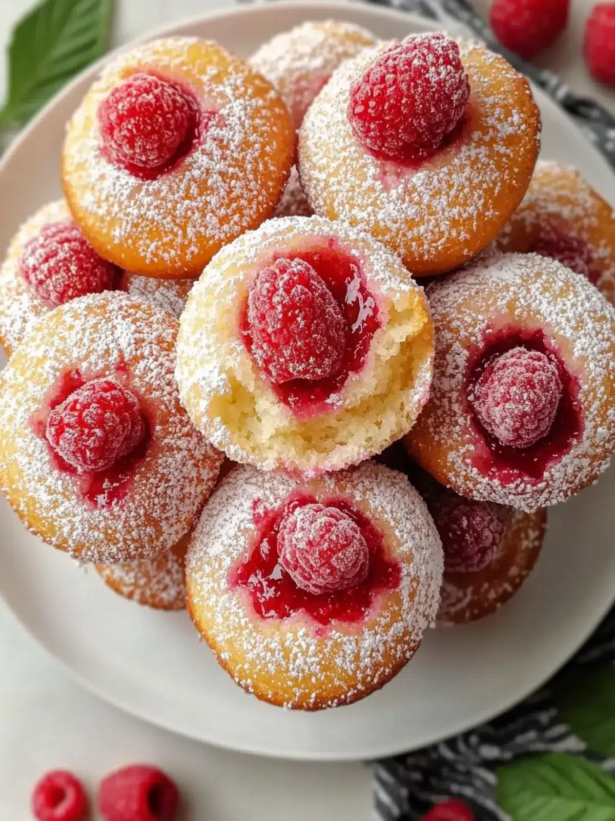 Raspberry Filled Donut Muffins: Sweet Bites of Joy 4 Raspberry Filled Donut Muffins
