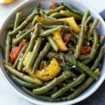 Greek Green Beans-Fasolakia Lathera