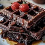 Fudgy Brownie Waffles