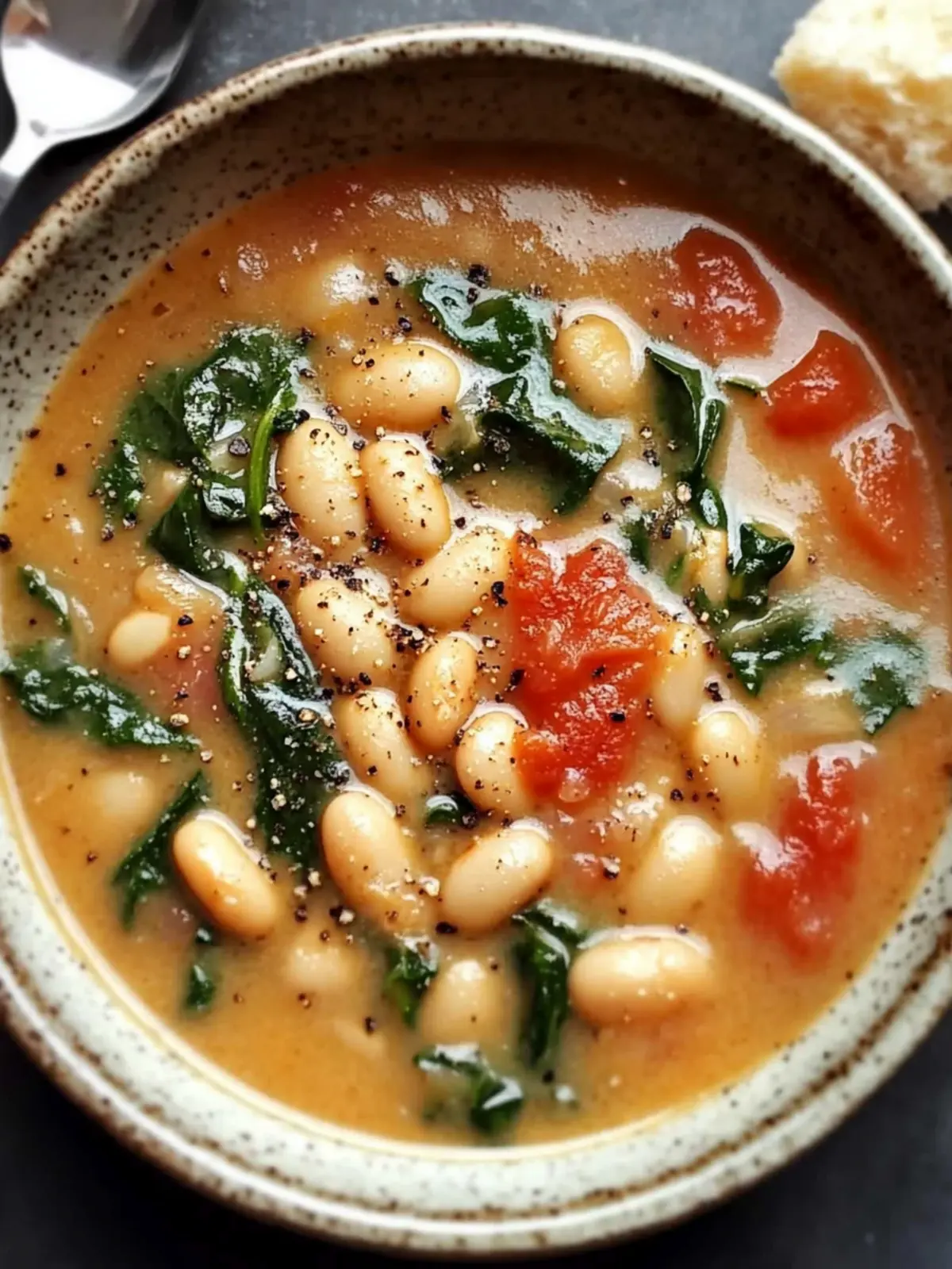 Cannellini Bean and Spinach Soup