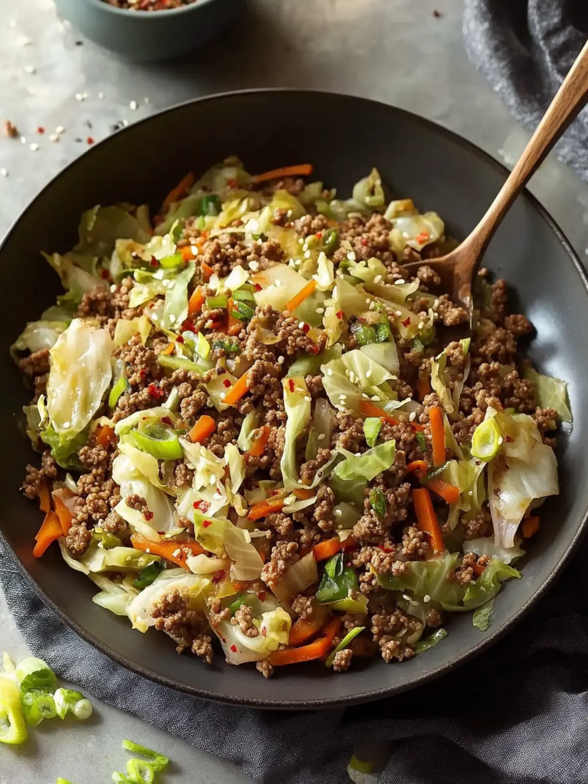 Ginger Ground Beef and Cabbage Stir Fry in 30 Minutes! 3 Ginger Ground Beef And Cabbage Stir Fry