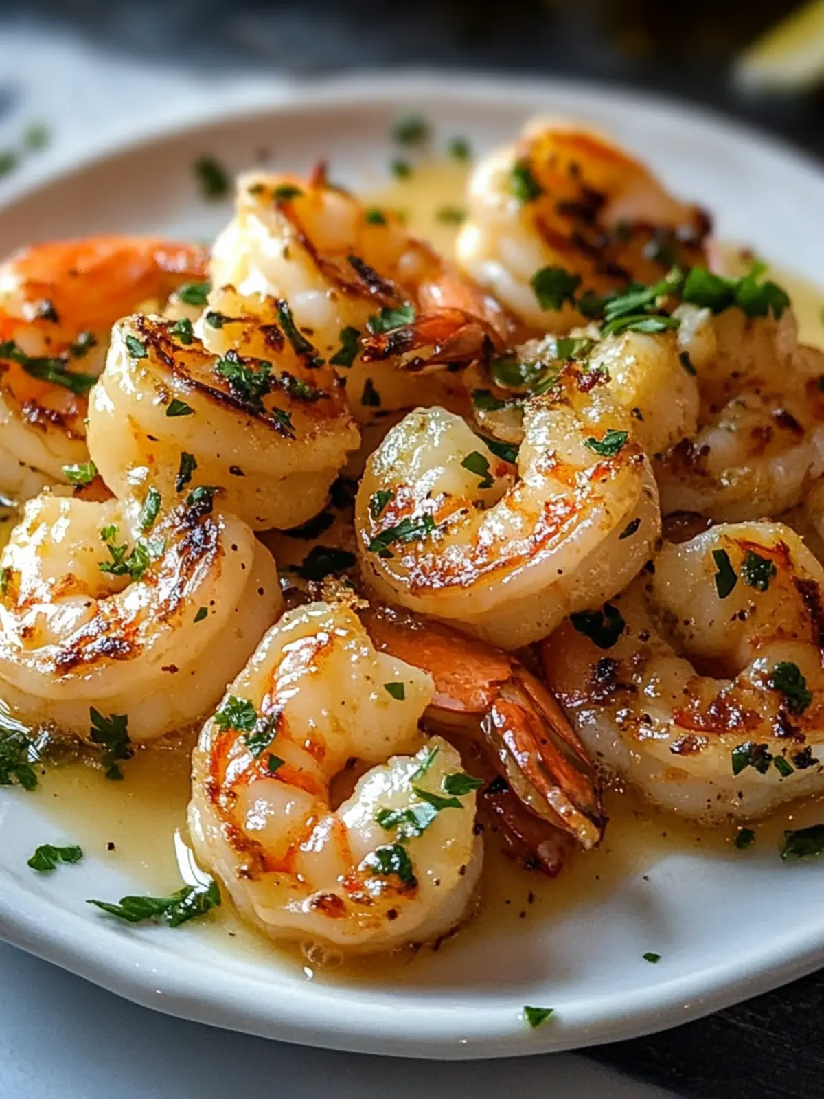 Cheesy, buttery, garlicky shrimp