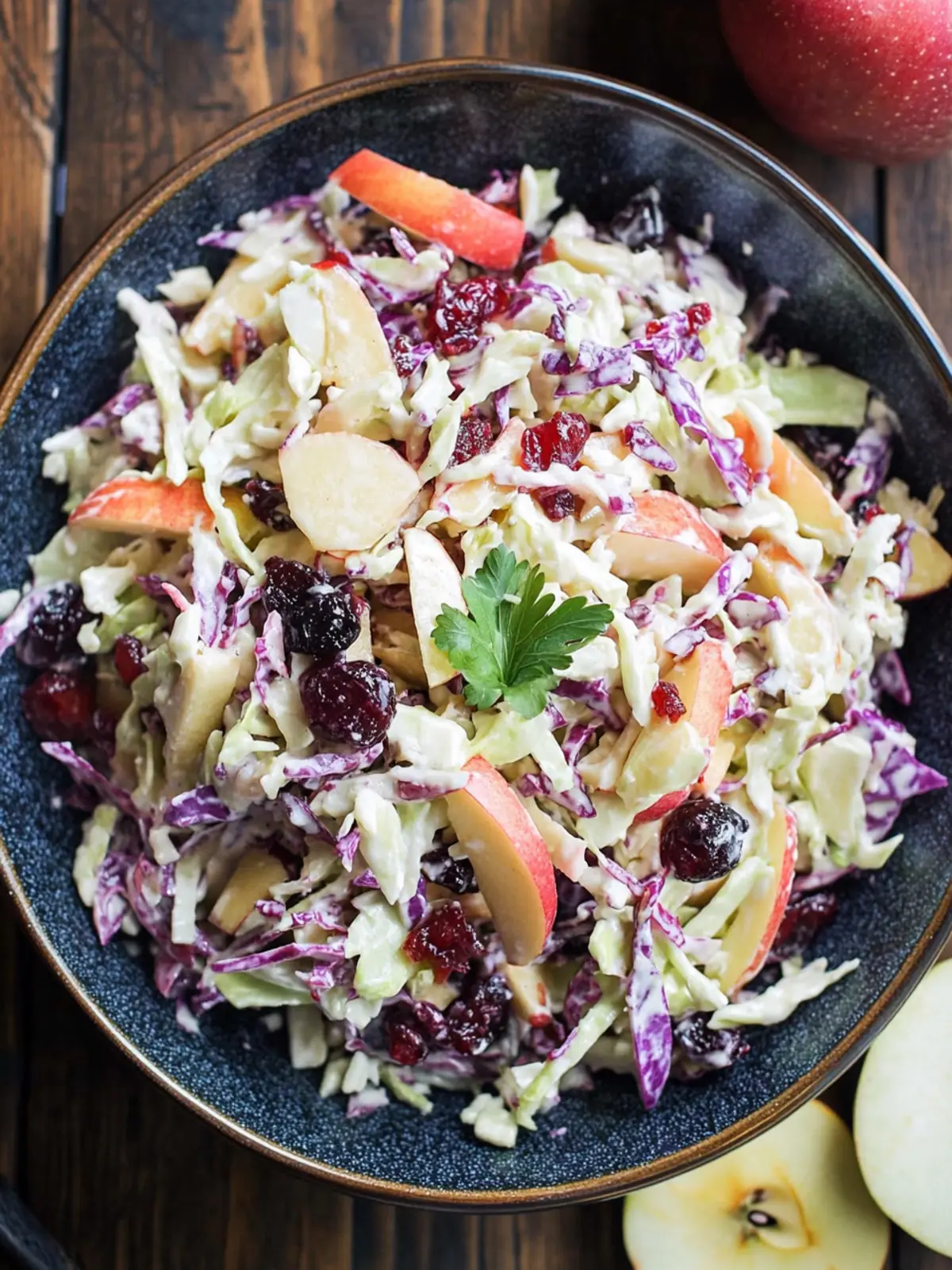 Cranberry Apple Coleslaw