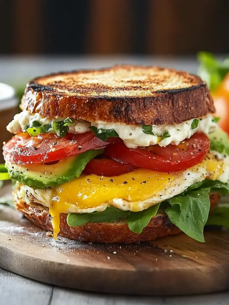 Breakfast Sandwich with Avocado