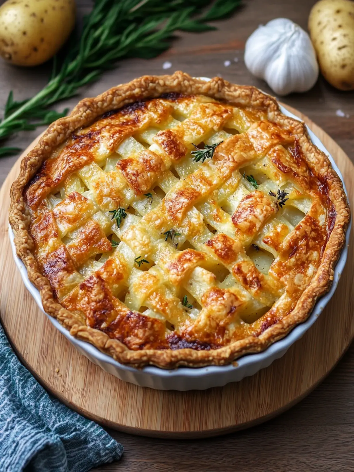 Crispy Potato Pie