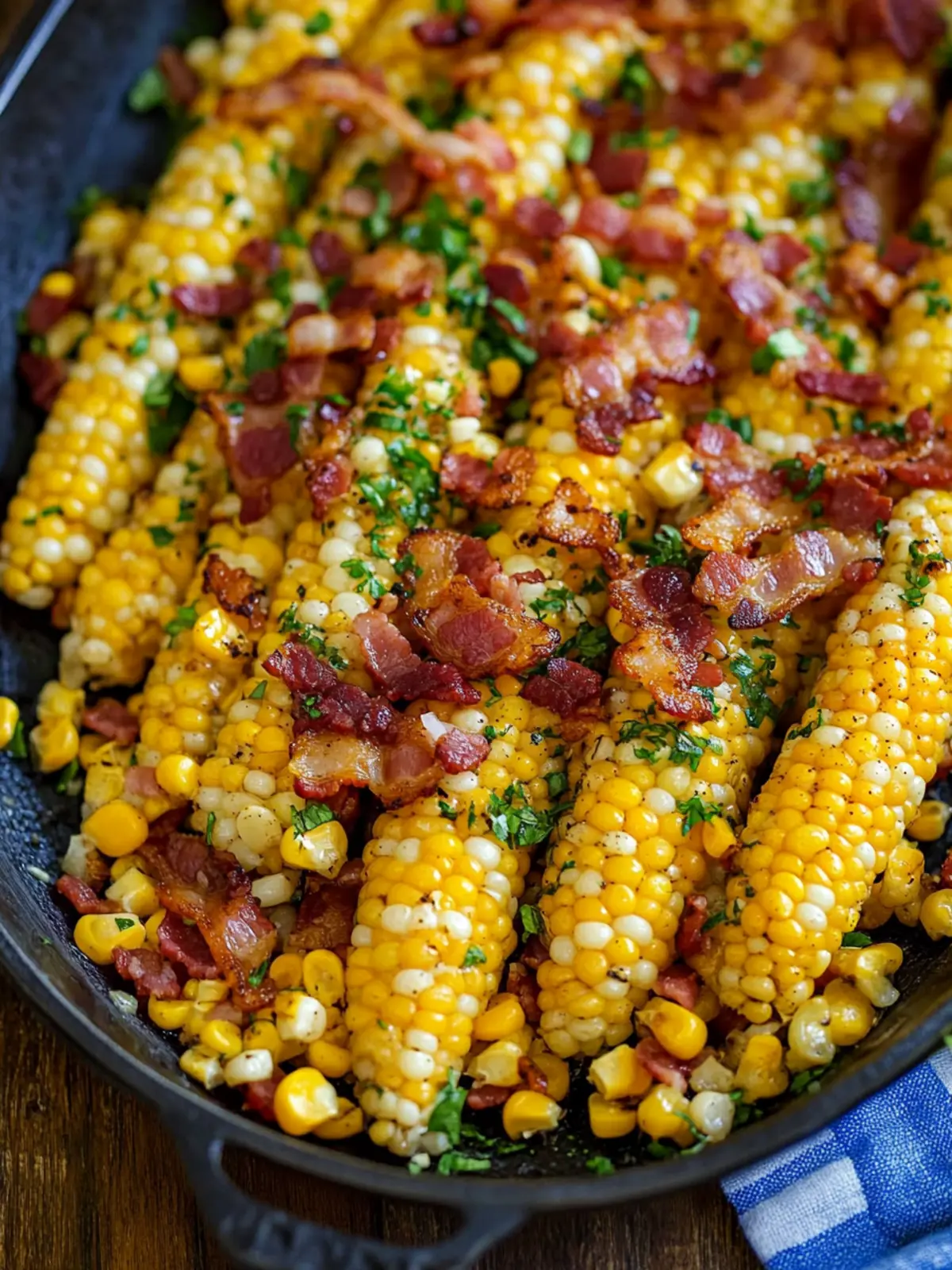 Fried Corn With Bacon