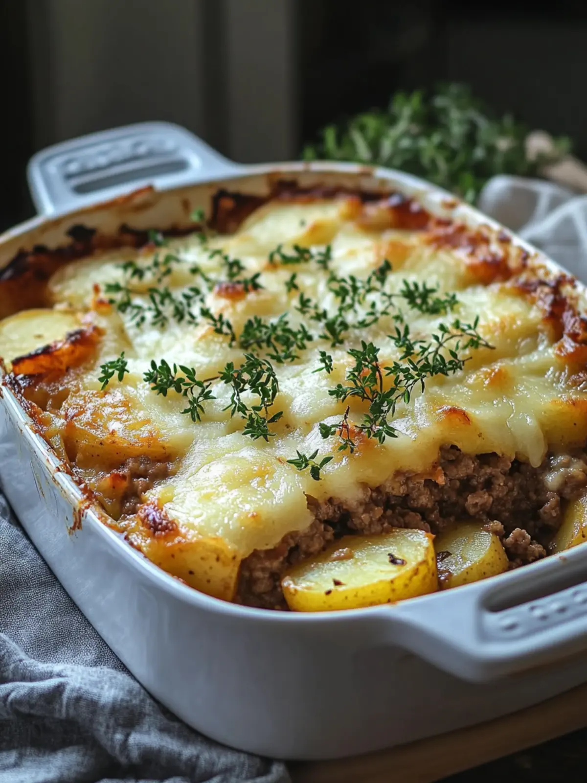 Hamburger Potato Casserole