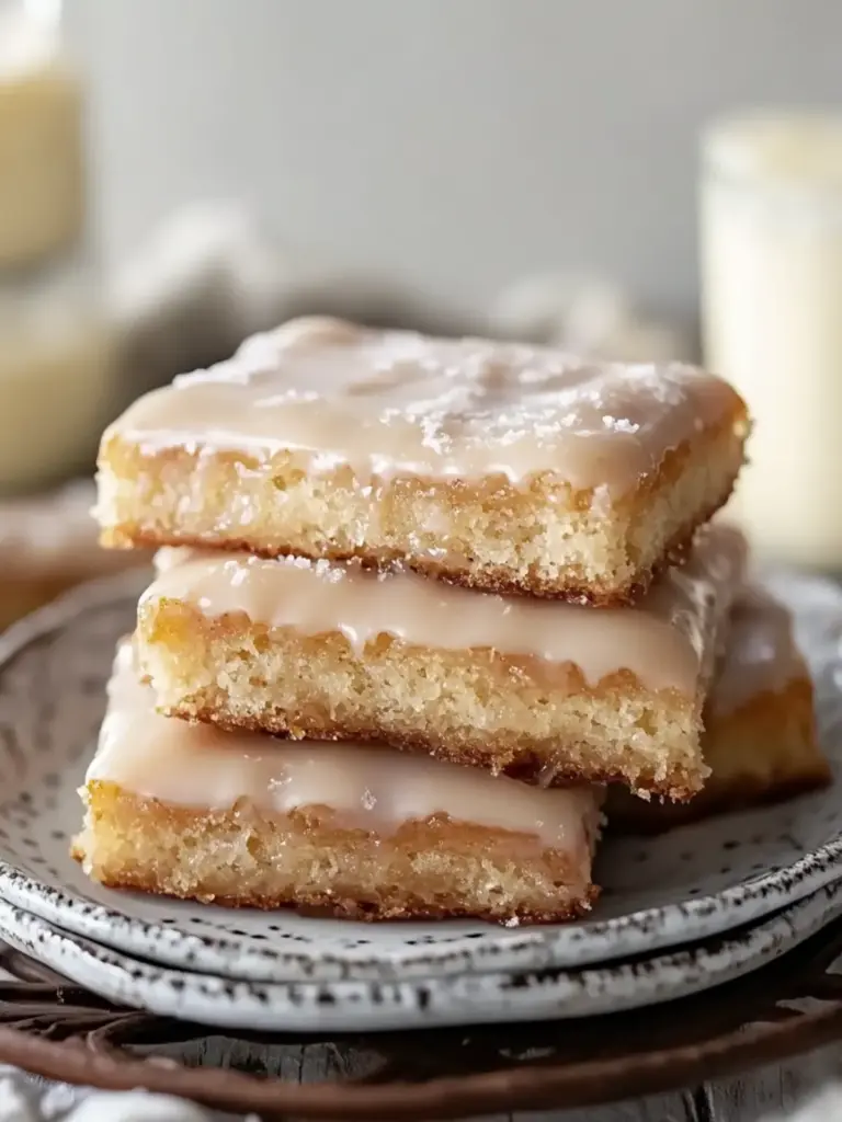 Soft Baked Maple Donut Bars