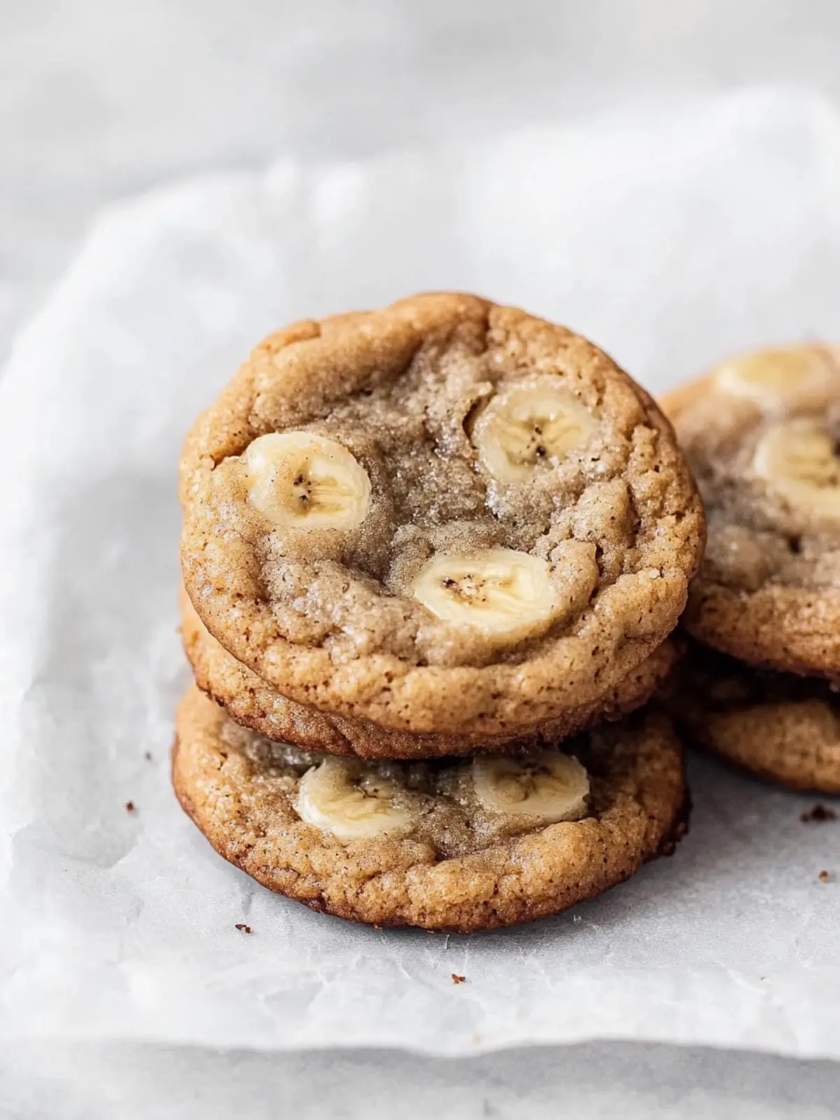 Chewy Banana Bread Cookies