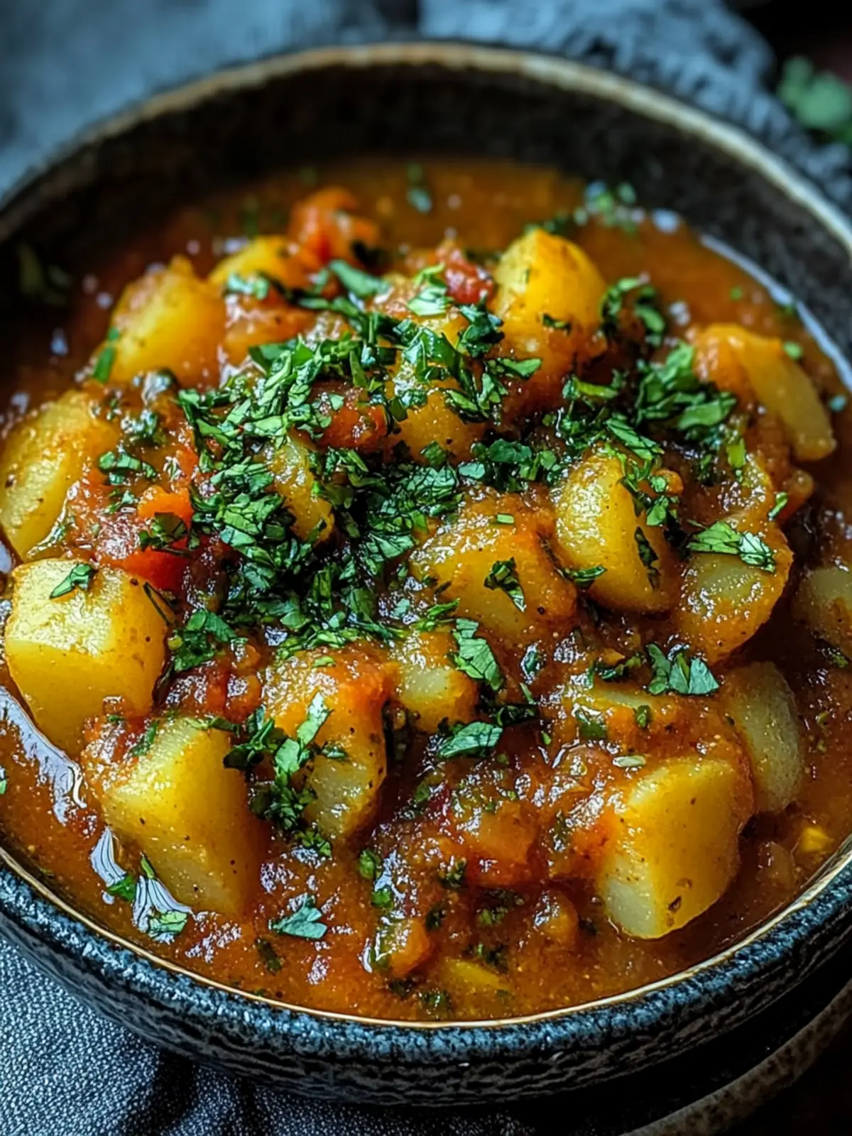 Savory Persian Potato Curry Recipe