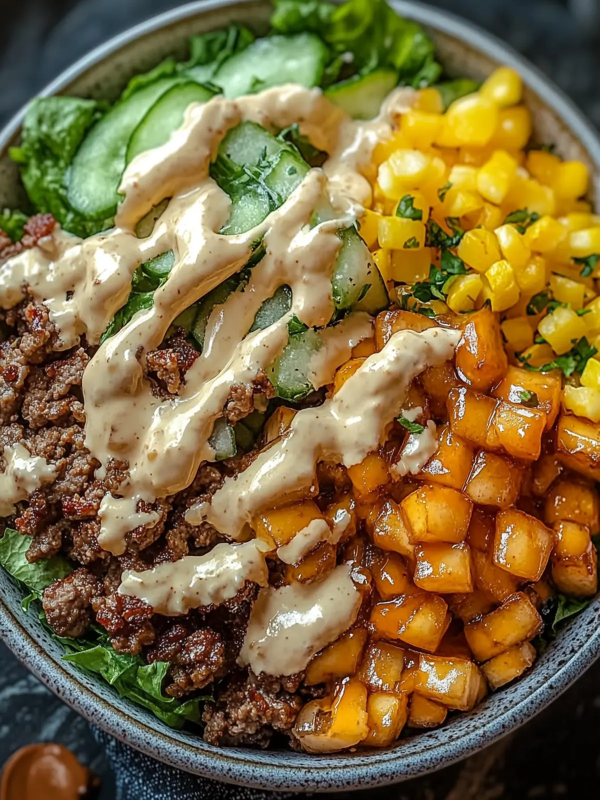 Best Smash Burger Bowl