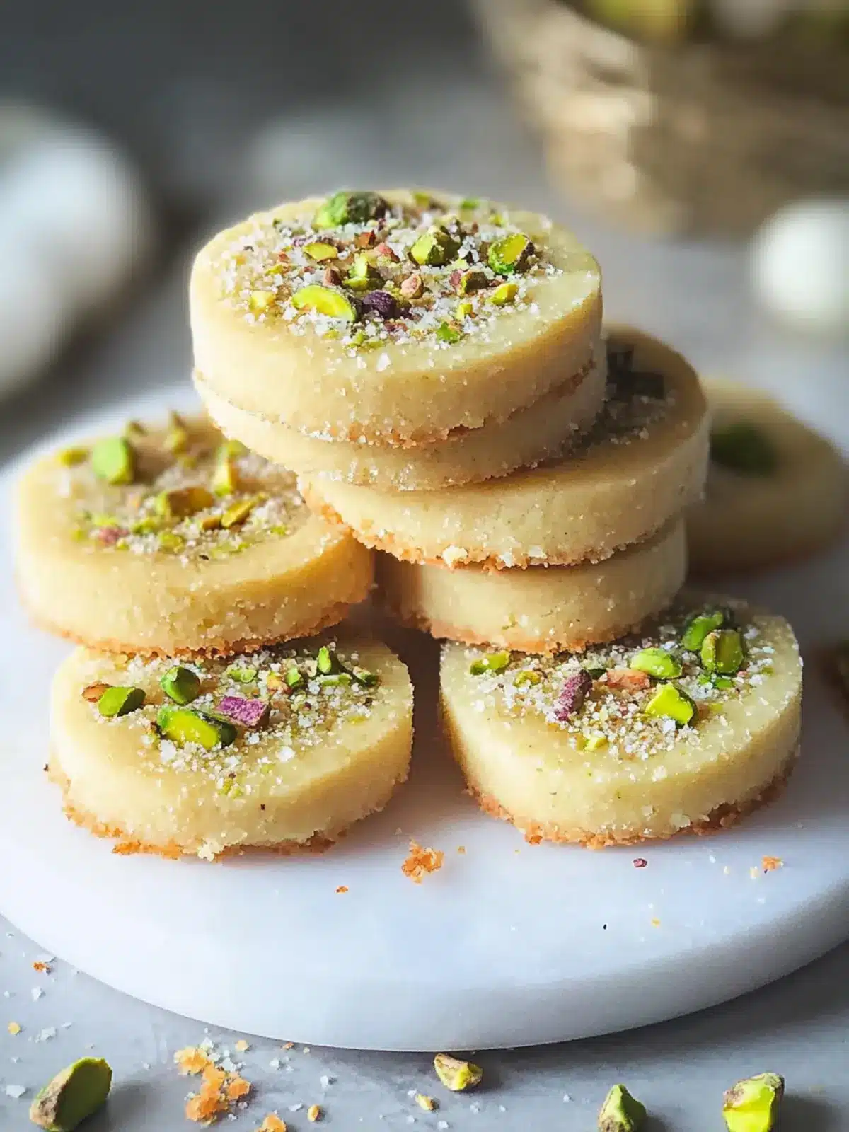 Buttery Pistachio Shortbread Cookies That Everyone Raves About 4 Buttery Pistachio Shortbread Cookies