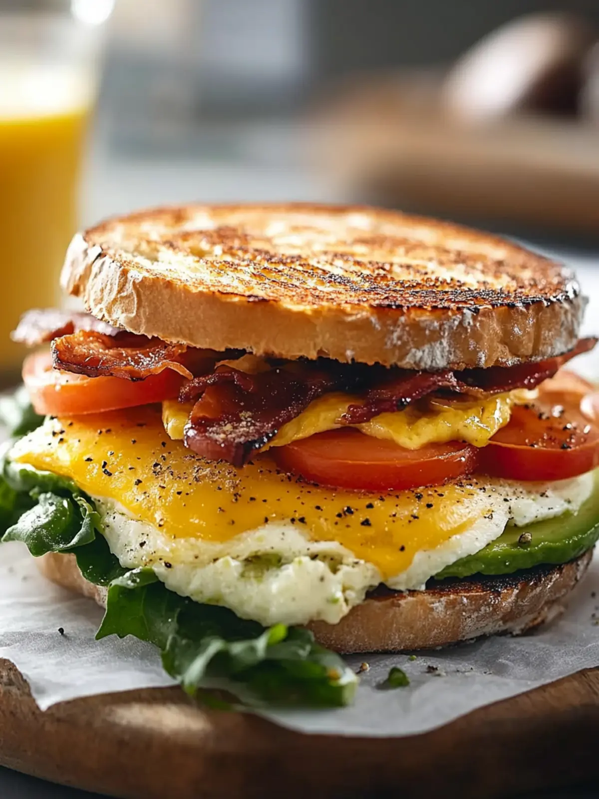 Breakfast Sandwich with Avocado