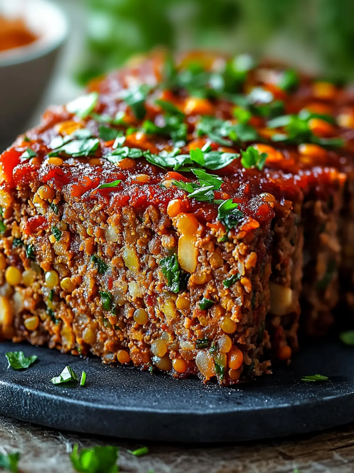 Amazing Lentil Meatloaf