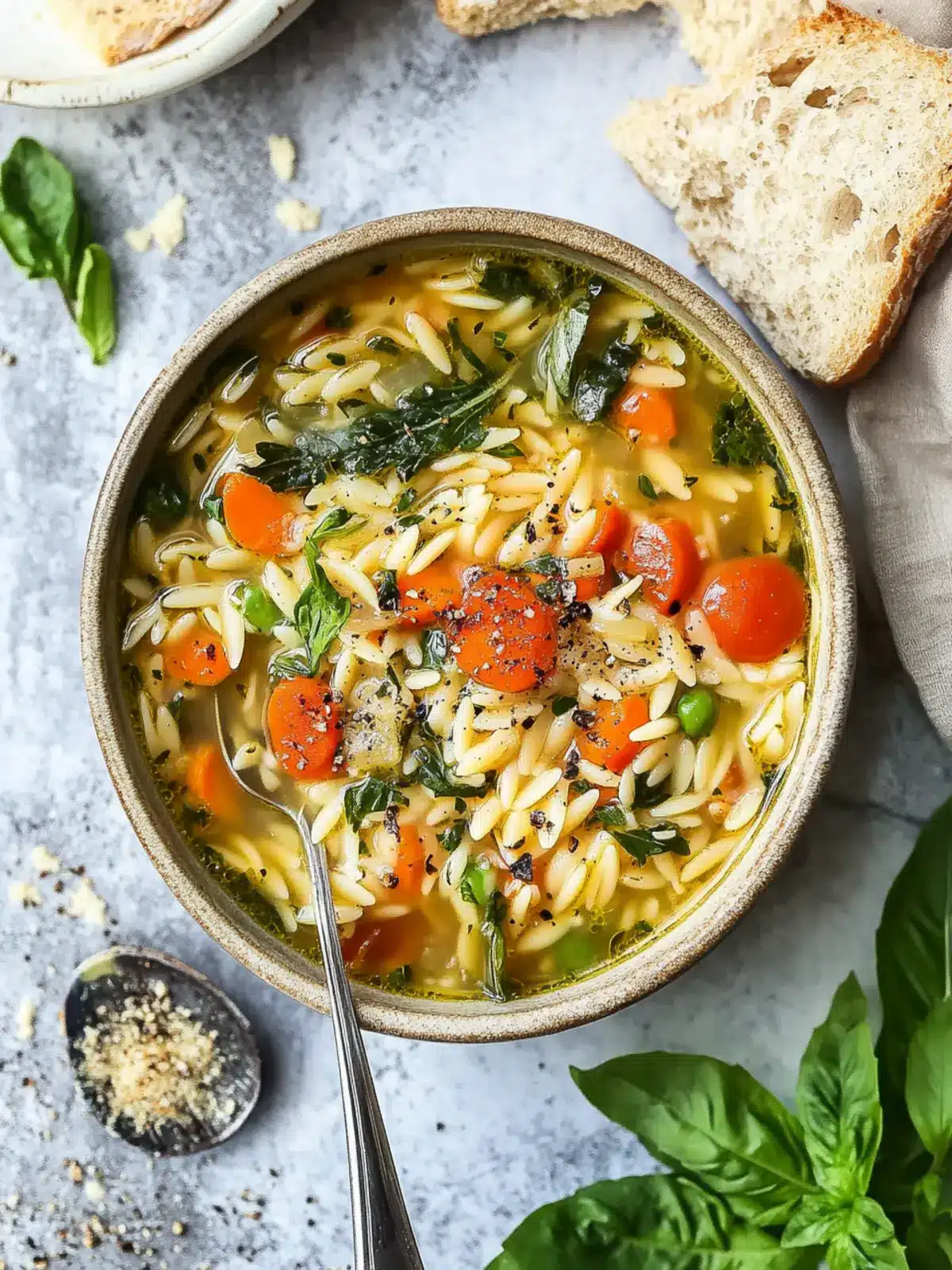 Mediterranean Orzo Soup: A Cozy Bowl of Flavorful Goodness 5 Mediterranean Orzo Soup